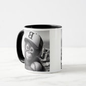 Ein Baseball-Affe. Tasse (Vorderseite Links)