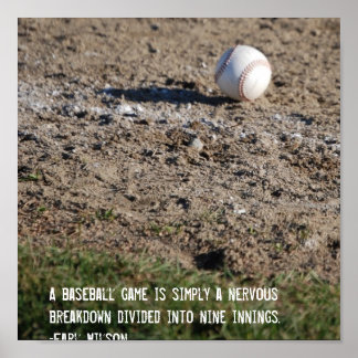 Ein Baseballspiel ist... Poster