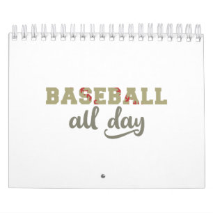 Ein Baseballspieler Kalender