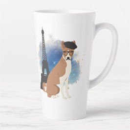 Ein Basenji in Paris Funny Dog Milchtasse