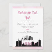 Ein Bash in Nash Bachlorette Einladung (Vorderseite)