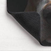 Ein Basset Hound ruht sich den Kopf Mousepad (Ecke)
