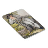 Ein Bauer des Tesino Tales in Tirol, aus einem gem Magnet (Rechte Seite)