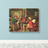 Ein Bauernessen Leinwanddruck (Insitu (Holzboden))