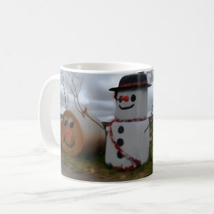 Ein Bauernhaus Weihnachts-Klassische Tasse