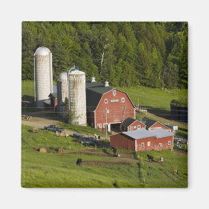 Ein Bauernhof in Barnet Center, Vermont. Connectic Magnet