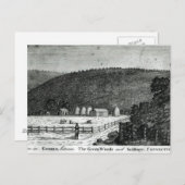 Ein Bauernhof in Canaan, Connecticut Postkarte (Vorne/Hinten)