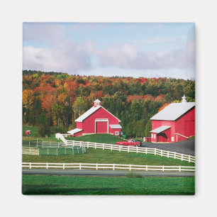 Ein Bauernhof in Vermont in der Nähe von Peacham. Magnet