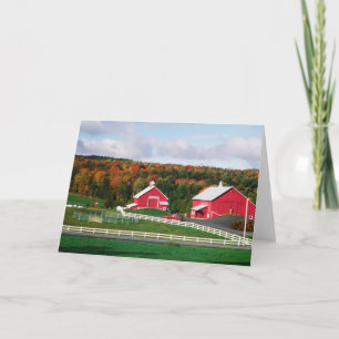 Ein Bauernhof in Vermont nahe Peacham. FREIGABE Karte