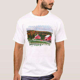 Ein Bauernhof in Vermont nahe Peacham. FREIGABE T-Shirt