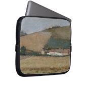 Ein Bauernhof unter Hügeln, Giverny, c.1887 Laptopschutzhülle (Vorne Rechts)