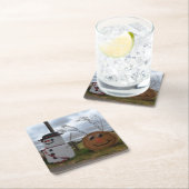 Ein Bauernhof Weihnachten Untersetzer (Vor Ort)