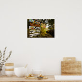 Ein Bauernstand in Holderness, New Hampshire. Poster (Küche)