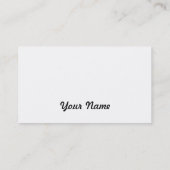 Ein Baum auf einem Gebiet des Grüns Visitenkarte (Rückseite)