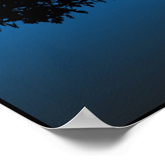 Ein Baum der Krähen Poster (Ecke)