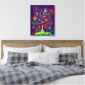 Ein Baum des Lebens Leinwanddruck (Insitu (Schlafzimmer))