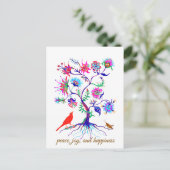 Ein Baum des Lebens Postkarte (Stehend Vorderseite)