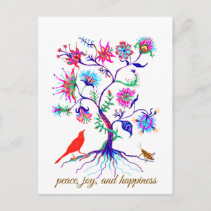 Ein Baum des Lebens Postkarte