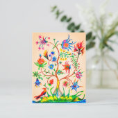 Ein Baum des Lebens Postkarte (Stehend Vorderseite)
