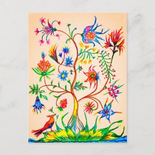 Ein Baum des Lebens Postkarte (Vorderseite)