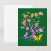 Ein Baum des Lebens RSVP Karte (Vorne/Hinten)