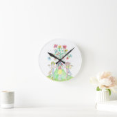 Ein Baum des Lebens und Freunde Runde Wanduhr (Zuhause)