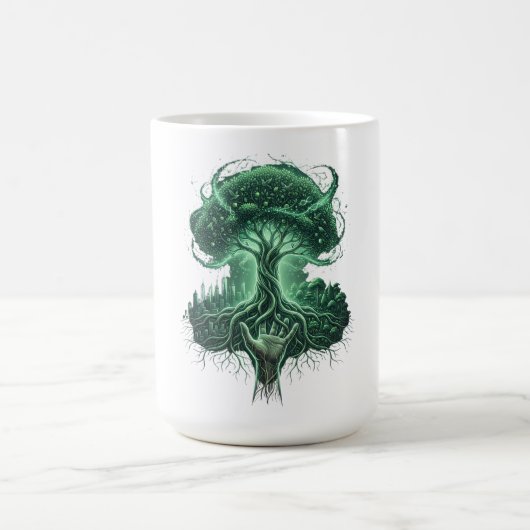 Ein Baum, eine Zukunft Kaffeetasse (Mittel)