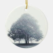 Ein Baum im Nebel Keramik Ornament (Vorne)