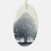 Ein Baum im Nebel Keramik Ornament (Rechts)
