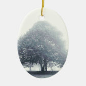 Ein Baum im Nebel Keramik Ornament (Vorne)