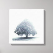 Ein Baum im Nebel Leinwanddruck (Vorderseite)
