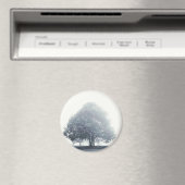 Ein Baum im Nebel Magnet (In Situ (Geschirrspüler))