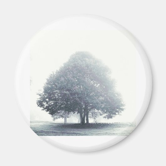 Ein Baum im Nebel Magnet (Vorne)
