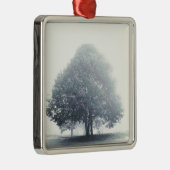 Ein Baum im Nebel Ornament Aus Metall (Rechts)