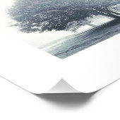 Ein Baum im Nebelposter Fotodruck (Ecke)