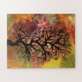 Ein Baum im Sturm Puzzle (Horizontal)