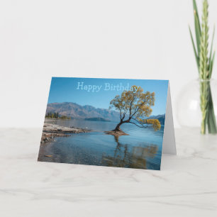 Ein Baum in einem See Karte