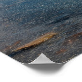 Ein Baum in einem See Poster (Ecke)