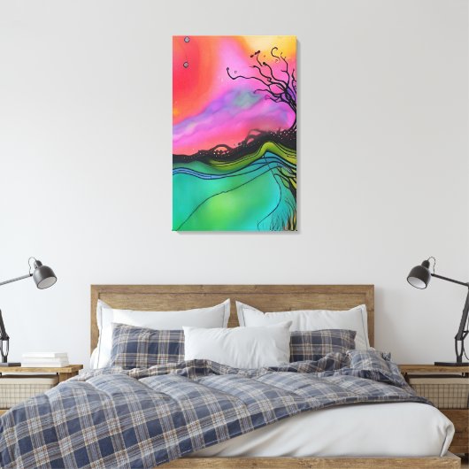 Ein Baum Leinwanddruck (Insitu (Schlafzimmer))