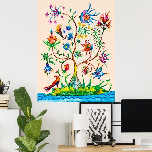 Ein Baum Poster (Heimbüro)