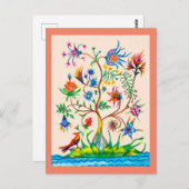 Ein Baum Postkarte (Vorne/Hinten)