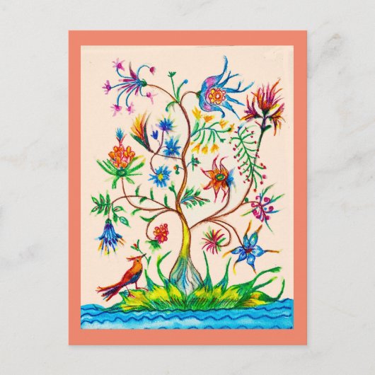 Ein Baum Postkarte (Vorderseite)