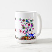 Ein Baum und ein Mädchen Kaffeetasse (VorderseiteRechts)