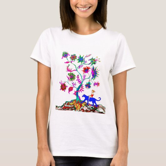 Ein Baum und ein Mädchen T-Shirt (Vorderseite)