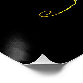 Ein Baum und ein Vogel Poster (Ecke)