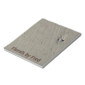 Ein Beachy Notepad 2 Notizblock (Rotiert)