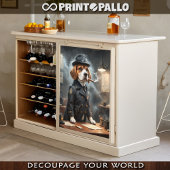 Ein Beagle ist der Polizeichef! Seidenpapier