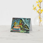 Ein beängstigender Geburtstag Karte (Gelbe Blume)