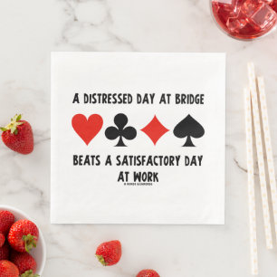 Ein beängstigender Tag an der Brücke schlägt ein z Serviette