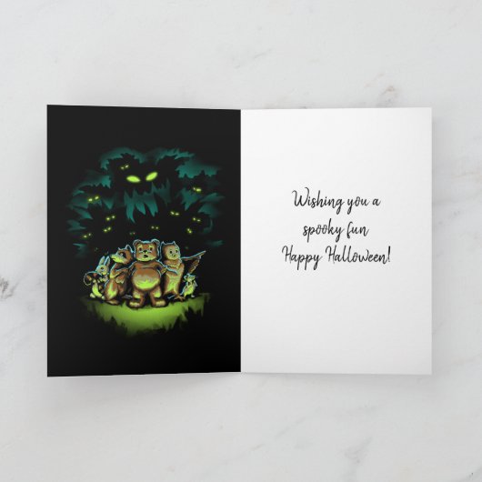 Ein beängstigender Wald Karte (Innenseite)